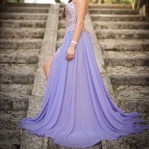 Lilac prom/ formal dress